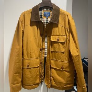 J. Crew Utility jacket in Kinloch cloth- tan, L